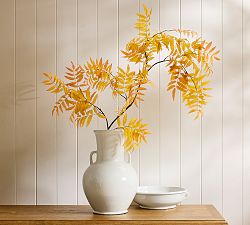 Faux Oversized Yellow Sumac Branch
