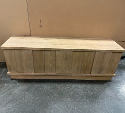 Open Box: Aldon Long Low Media Console (72") - Maize Oak