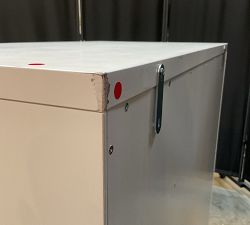 Open Box: Aubrey Modular Media Cabinet Door Base (36"W x 36"H) - Dutch White