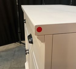 Open Box: Aubrey Modular Media Cabinet Door Base (36"W x 36"H) - Dutch White