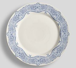 Open Box: Botanical Bunny Stoneware Charger Plates - Set of 4
