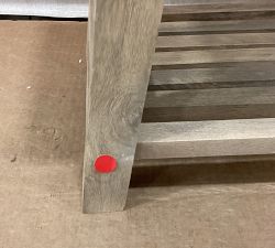 Open Box: Low Boucle Entry Bench (28.5") - Oatmeal, Fog