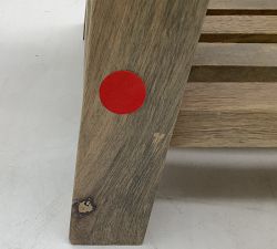 Open Box: Low Boucle Entry Bench (28.5") - Oatmeal, Fog