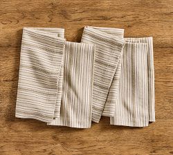 Grayson Stripe Cotton/Linen Napkins - Set of 4