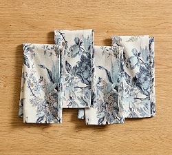 Linden Floral Cotton Napkins - Set of 4