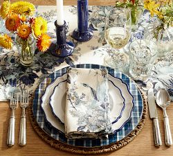 Linden Floral Cotton Napkins - Set of 4