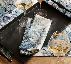 Linden Floral Cotton Napkins - Set of 4