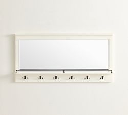 Aubrey Mirror With Hooks