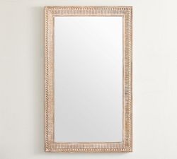 Carved Wood Mirror