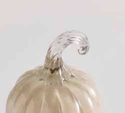 Glass Pumpkin Candle - Autumn Amber
