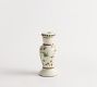 Green Floral Candle Holder