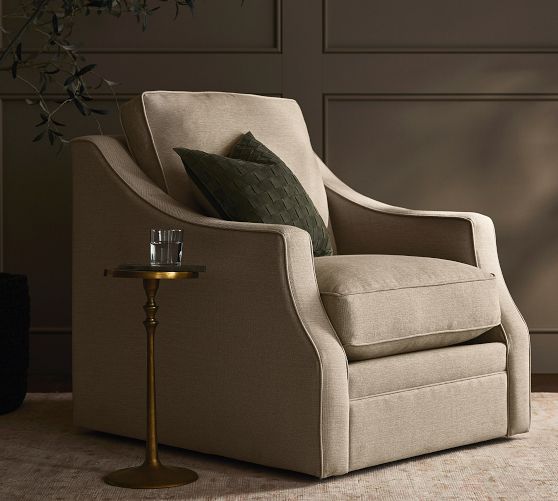 Piedmont Swivel Chair by Pottery Barn