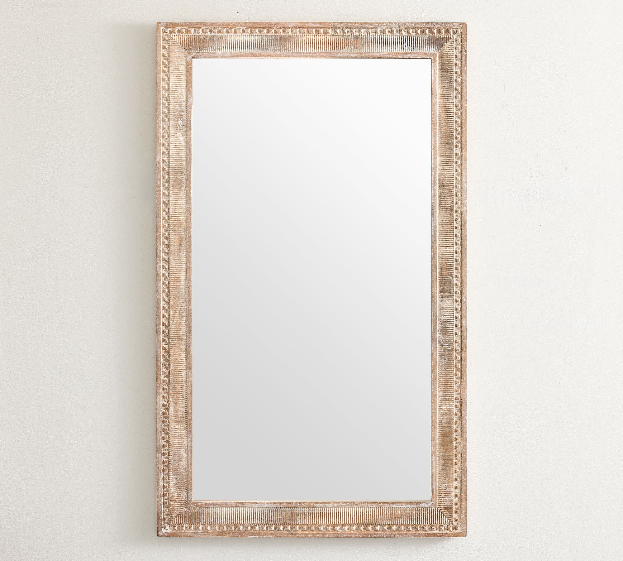 Carved Wood Mirror