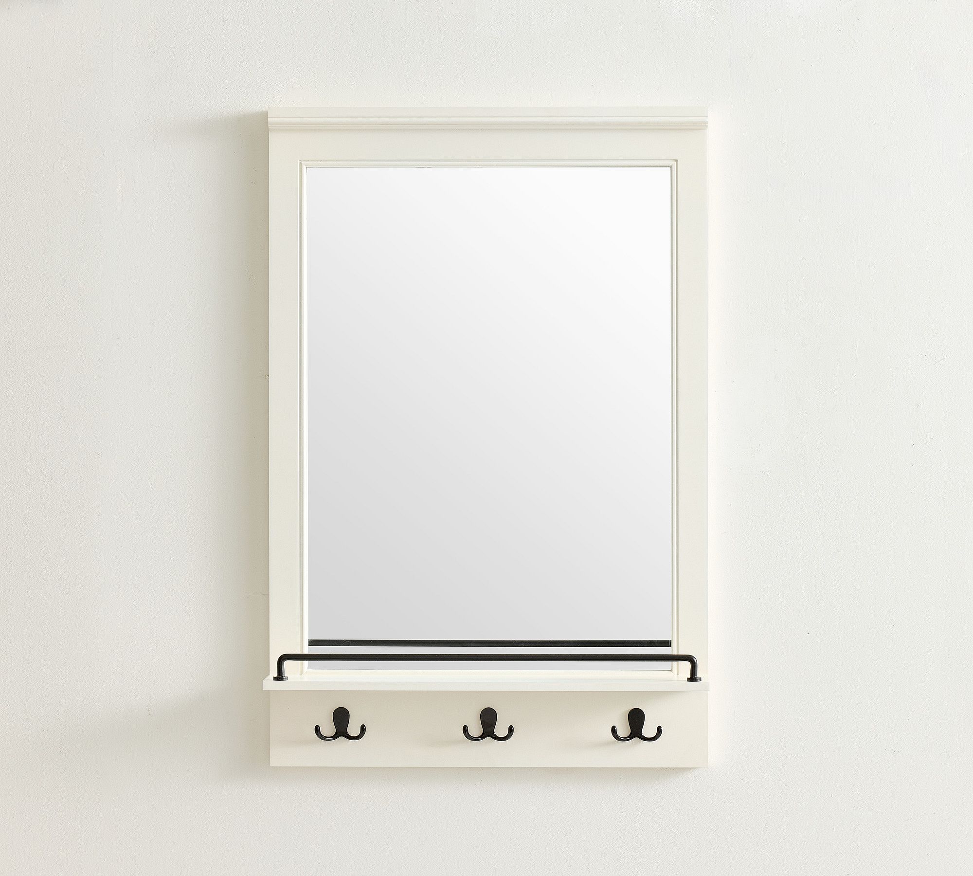 Aubrey Mirror With Hooks - thumbnail 2