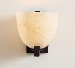 Chamberlin Alabaster Sconce (7")