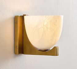 Chamberlin Alabaster Sconce (7")
