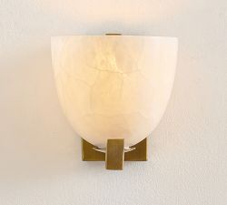 Chamberlin Alabaster Sconce (7")