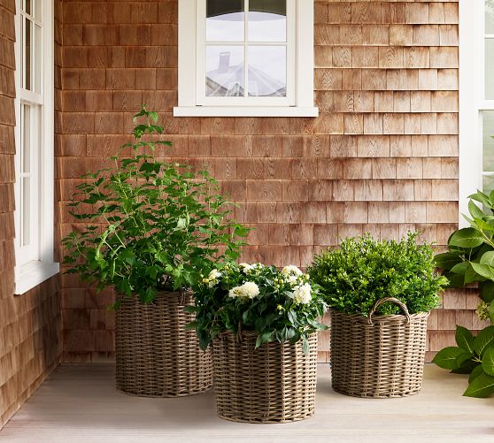 All Weather Woven Planters