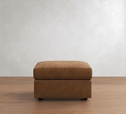 Bellevue Leather Ottoman