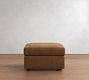 Bellevue Leather Ottoman (33")