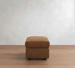 Bellevue Leather Ottoman