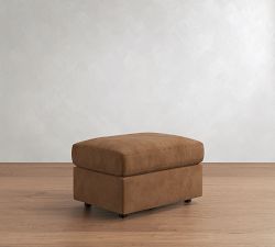 Bellevue Leather Ottoman