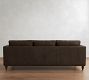 Jake Leather Turned Leg Sofa (63"&ndash;120")