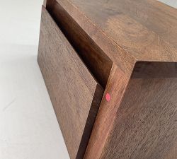 Open Box: Cayman Single Drawer Shelf (12") - Antique Umber