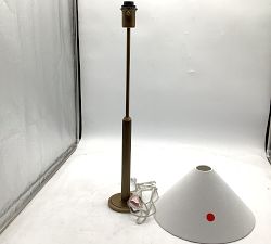 Open Box: Chambers Metal Table Lamp, Large (32" H) - Vintage Brass