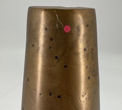 Open Box: Chris Loves Julia Wall-Mounted Vase, Large (16"H) - Antique Brass