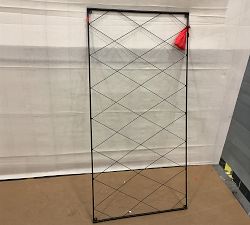 Open Box: Clarence Wall-Mounted Trellis (46"W x 23"H) - Graphite