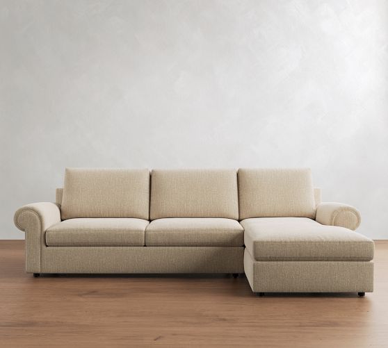 Bellevue Chaise Sectional (118"-126") by Pottery Barn