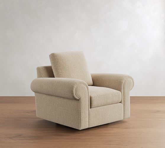 Bellevue Swivel Chair by Pottery Barn