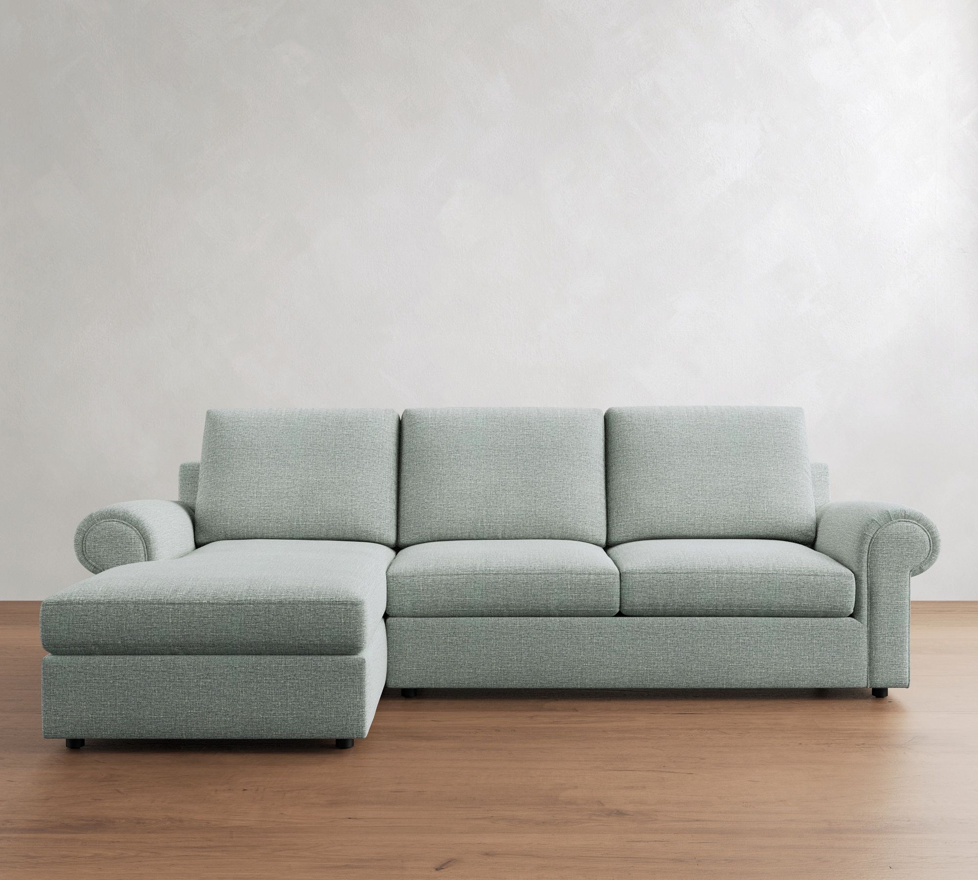Bellevue Chaise Sectional (118"&ndash;126")