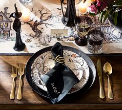 Halloween Sentiment Boo Napkins - Set of 4