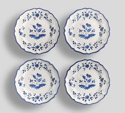 Lucia Stoneware Appetizer Plates - Set of 4