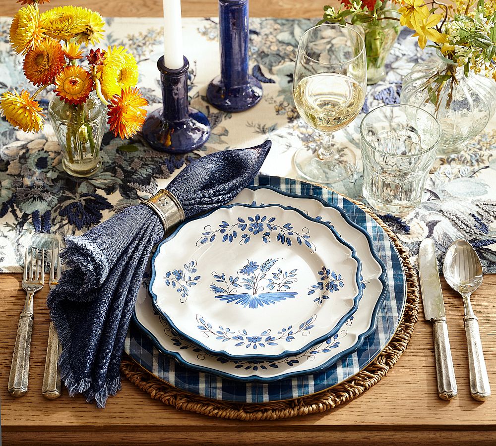 Lucia Stoneware Salad Plates - Set of 4 by Pottery Barn