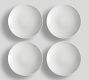Modern Reactive Glaze Stoneware Appetizer Plates - Set of 4