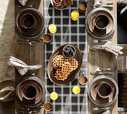 Rockford Plaid Cotton Table Runner