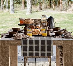 Rockford Plaid Cotton Table Runner
