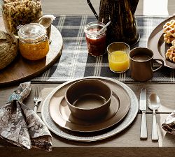 Rockford Plaid Cotton Table Runner