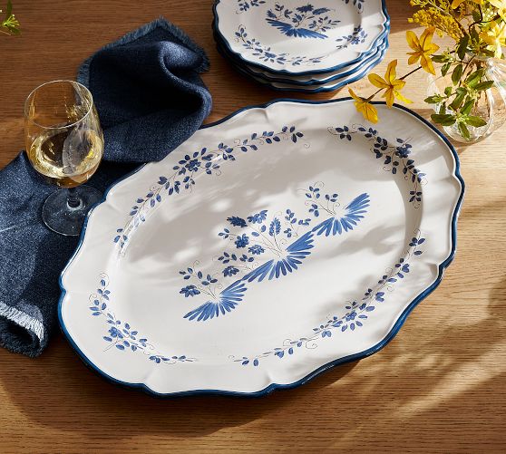 Lucia Stoneware Serving Platter