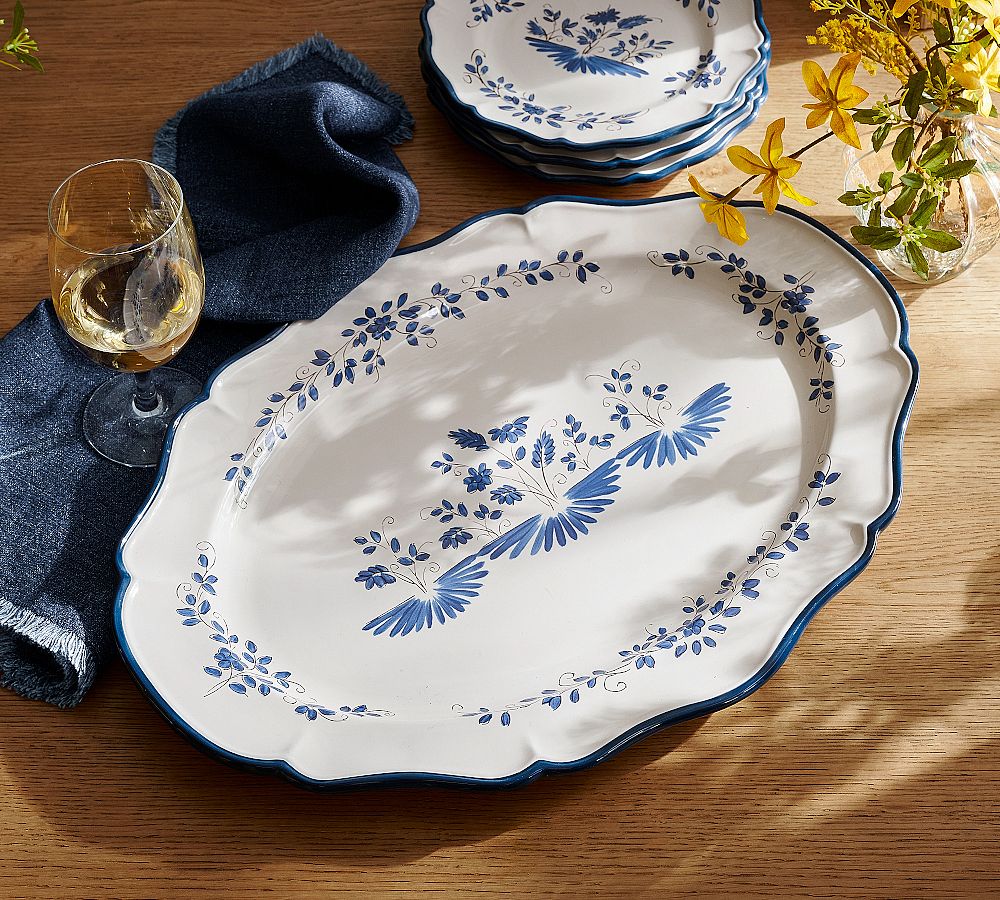 Lucia Stoneware Serving Platter by Pottery Barn