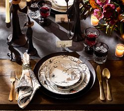 Midnight Manor Cotton Napkins - Set of 4