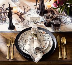 Midnight Manor Cotton Napkins - Set of 4
