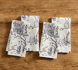 Midnight Manor Cotton Napkins - Set of 4