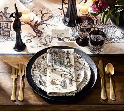 Midnight Manor Cotton Napkins - Set of 4