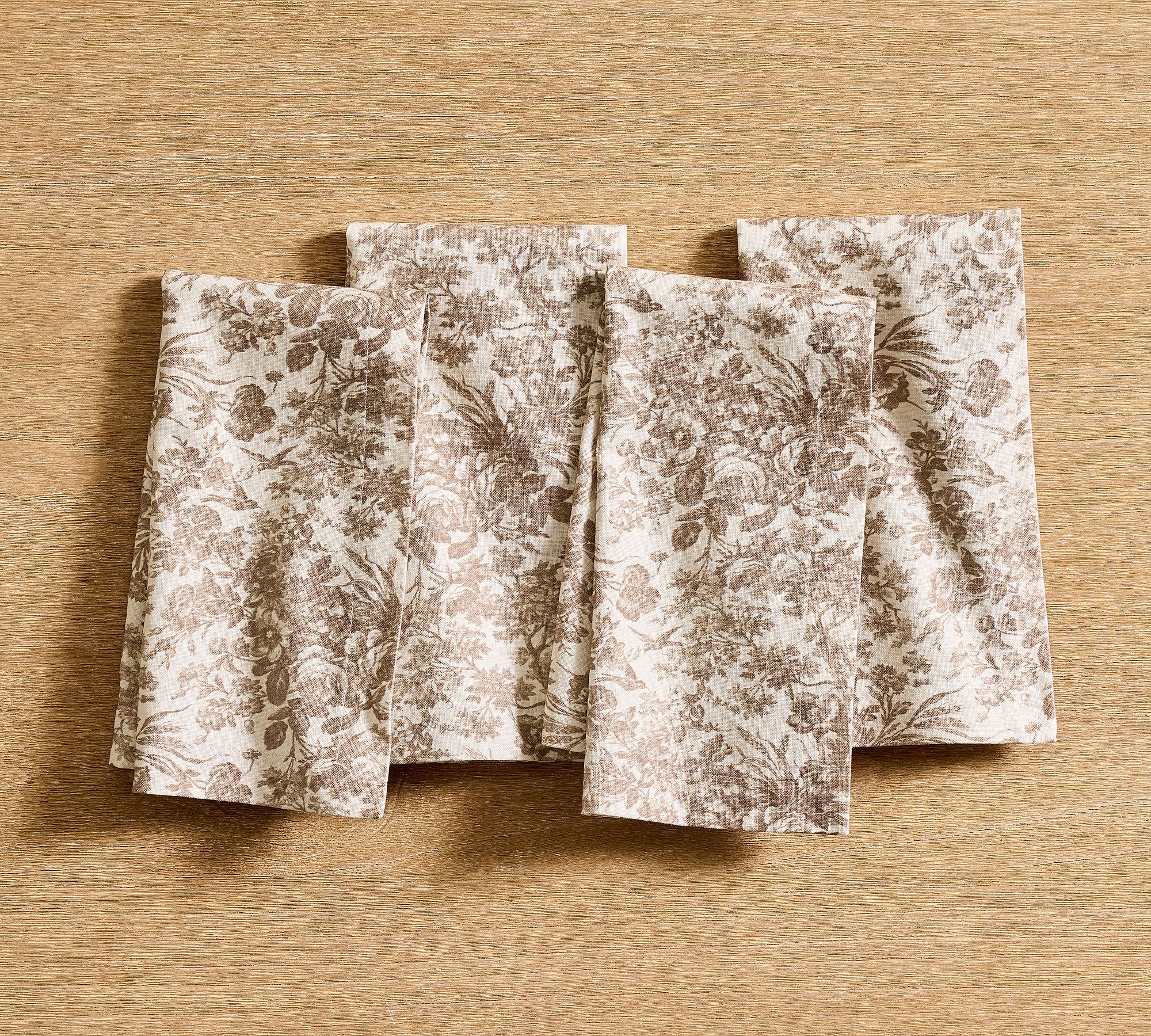 Sorrel Toile Organic Cotton Napkins - Set of 4