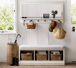 Aubrey Mirror With Hooks