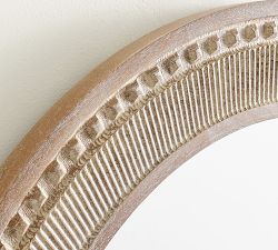 Carved Wood Mirror